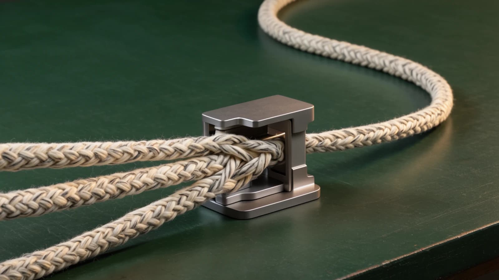Three separate cords become one thicker, longer rope, representing simplified payments and a potentially longer repayment path.